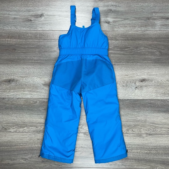 New L.L. Bean Snow Bibs Size 4 Bright Blue Like New - Picture 3 of 10